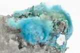Vibrant Blue, Cyanotrichite Crystal Aggregates - China #218381-1